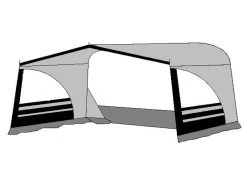 Te Velde Luifel Regenboog 240 Cm Antraciet -Camp Terrain Nest Verkoop 1 3 tevelde luifel regenboog rechts antraciet 3