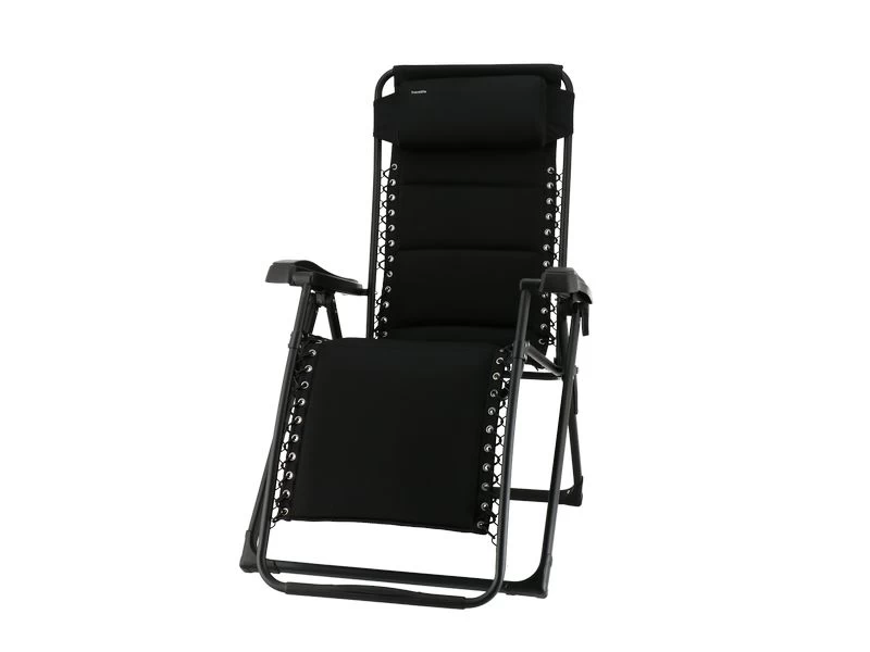 Travellife Barletta Stoel Relax Zwart 2 Travellife Barletta Stoel Relax Zwart - Afbeelding 2