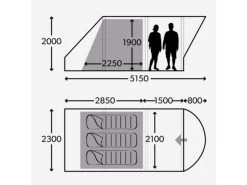 Dometic Opblaasbare Familie Tent Ftc Boracay 301 -Camp Terrain Nest Verkoop 10 2 dometic opblaasbare familie tent ftc boracay 301 9120001468