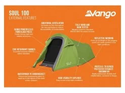 Vango Experience Tent Soul 100 -Camp Terrain Nest Verkoop 12 2 vango experience tent soul 100 eigenschapen buitenkant tersoult15077