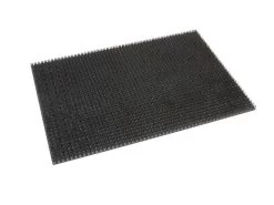 Bo-Camp Deurmat Kunstvezel 60x40 Cm Grijs