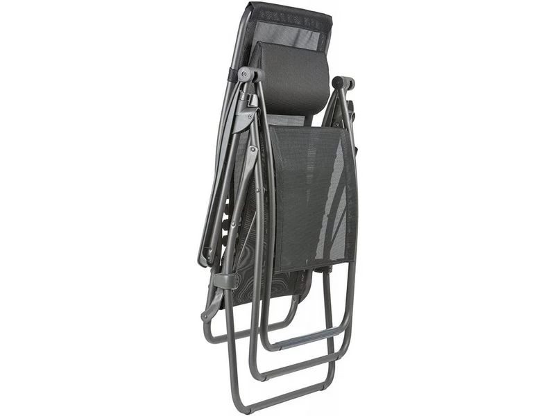 Lafuma RSXA Clip Batyline XL Relaxstoel Zwart 2 Lafuma RSXA Clip Batyline XL Relaxstoel Zwart - Afbeelding 2
