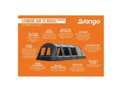 Vango Opblaasbare Tent Lismore Air Tc 600 Xl Package -Camp Terrain Nest Verkoop 18 3 vango opblaasbare tent lismore air tc 600 xl package eigenschappen buitenzijde tetlisatc000002