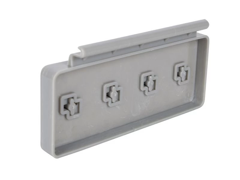 Bo-Camp Kapstok Voor Caravanrail 4 Haaks Wit 2 Bo-Camp Kapstok Voor Caravanrail 4 Haaks Wit - Afbeelding 2