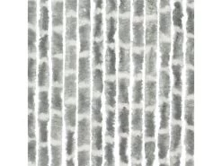 Travellife Chenille Streep Grijs/wit 56x185cm