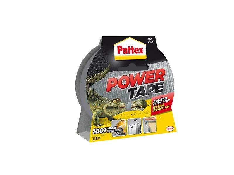 Pattex Power Tape Waterbestendig 10 Meter Grijs 1 Pattex Power Tape Waterbestendig 10 Meter Grijs
