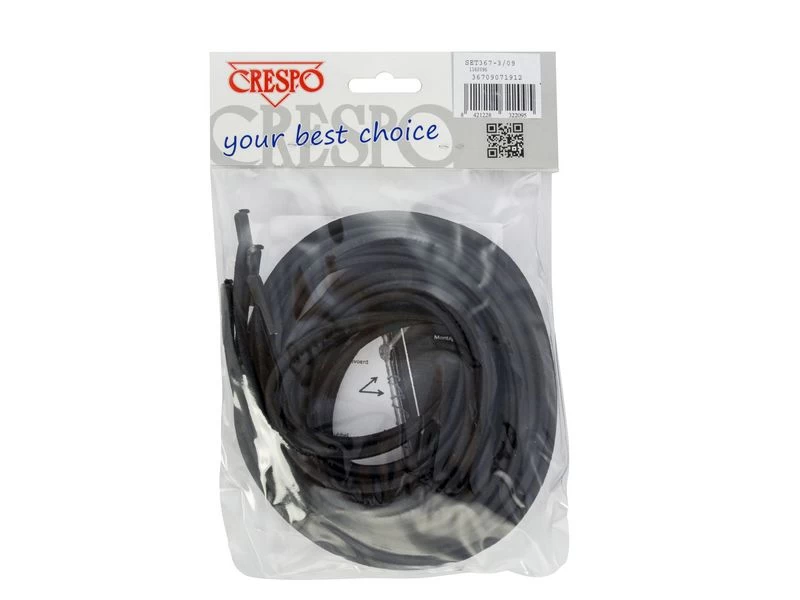 Crespo Elastiek Ligbedden 4 Stuks Zwart 3 Crespo Elastiek Ligbedden 4 Stuks Zwart - Afbeelding 3