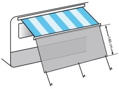 Eurotrail Sunblocker 350 X 140 Cm -Camp Terrain Nest Verkoop 24 3 eurotrail sunblocker 350 x 140 cm etct0025