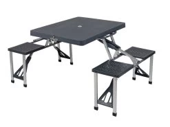 Bo Camp Kampeer-picknicktafel Basic Grijs