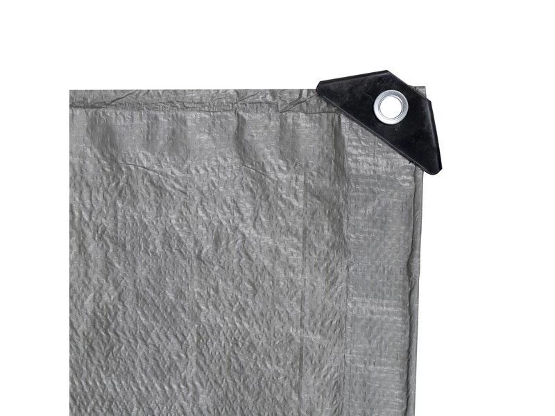 Bo Camp Pe Grond En Afdekzeil Grijs 2 Bo Camp Pe Grond En Afdekzeil Grijs - Afbeelding 2