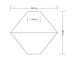Eurotrail Tarp 5 Wing Katoen-polyester -Camp Terrain Nest Verkoop 46 2 eurotrail tarp 5 wing katoen polyester ette0640 2704