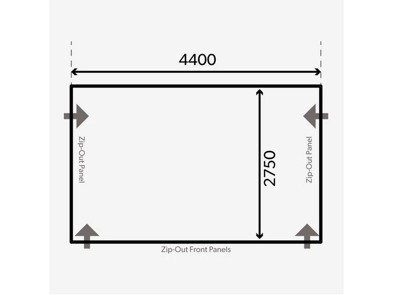 Kampa Dometic Opblaasbare Voortent Club Air Pro 440 M 2 Kampa Dometic Opblaasbare Voortent Club Air Pro 440 M - Afbeelding 2
