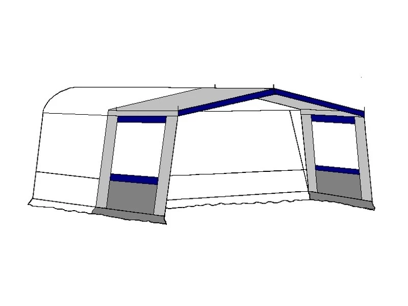 Te Velde Hele Luifel Voor Voortent 240 Cm. Blauw Season 1 Te Velde Hele Luifel Voor Voortent 240 Cm. Blauw Season