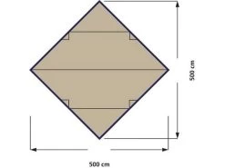 Eurotrail Tarp Turner 500 X 500 Polyester -Camp Terrain Nest Verkoop 52 1 eurotrail tarp turner 500 500 ette0635 6005