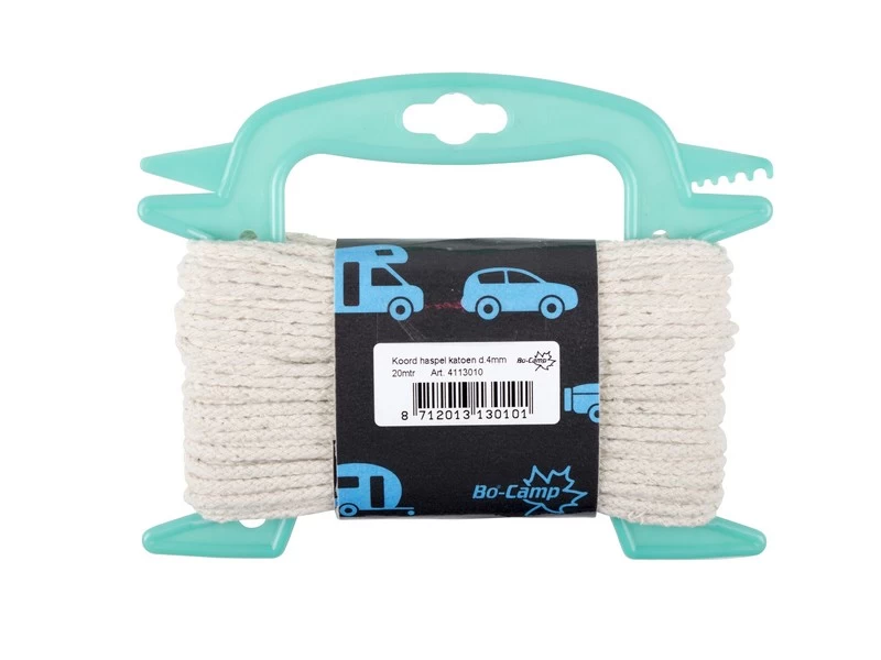 Bo Camp Scheerlijn Op Haspel 4 Mm Katoen 1 Bo Camp Scheerlijn Op Haspel 4 Mm Katoen