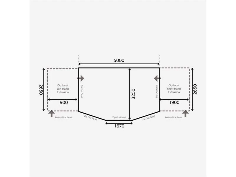 Kampa Dometic Opblaasbare Voortent Ace Air All Season 500 S 4 Kampa Dometic Opblaasbare Voortent Ace Air All Season 500 S - Afbeelding 4
