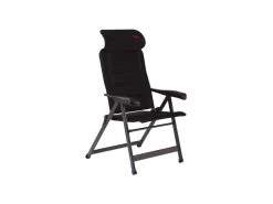 Crespo Kampeer Standen Stoel Ap-235 Air-deluxe Compact Zwart Kleur 80