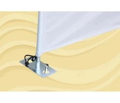 Bo-Camp Windschermharing 30 Cm 4 Stuks -Camp Terrain Nest Verkoop bo camp windscherm haring met plaat 4 stuks 4163900 3