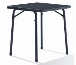 Sieger (camping) Tafel 70 X 70 Cm D.grijs Leisteen Decor.
